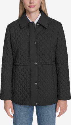 Cole Haan Womens Quilted Jacket - Black Size Medium