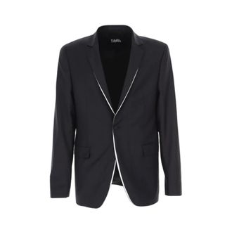 Karl Lagerfeld Heren, Jassen, Zwart, Maat: L