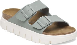 Birkenstock Womens Arizona Chunky Sandals in Light Grey - Size UK 5.5