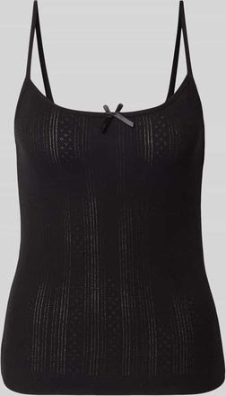 Pieces Regular Fit Top aus reiner Baumwolle Modell MARIE in Black, Gr&ouml;&szlig;e XL