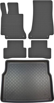OEM Juego De Alfombrillas De Goma Para Coche Y Maletero Para Mercedes Clase C W205 Estate Desde Marzo De 2014