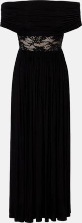 Zimmermann Rebellion off-shoulder jersey maxi dress
