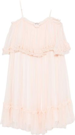 Chlo&eacute; zijden mini-jurk