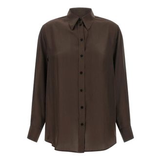 Xacus Frankie Shirt - Blouses & Shirts - Mujer - Marr&oacute;n - 2XS