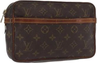 Louis Vuitton Pre-owned Clutches, female, Brown, Size: ONE SIZE Pre-owned Vintage Clutch