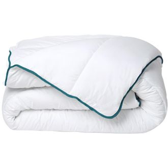Vente-Unique Vente-unique - Piumino caldo riciclato 240 x 260 cm 350 g/m&sup2; in Microfibra Sbieco Blu - rosa di dreamea
