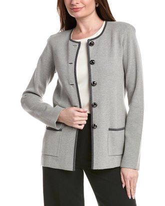 St. John Crewneck Spectator Jacket