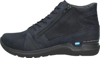 Wolky Waarom Veterschoenen - Dames - Veterlaarzen - Blauw - 43 EU - Wol - Schoenen