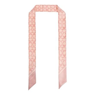 Coach Zijde Skinny Sjaal - Dames - Zijden sjaals - Roze - ONE Size - Accessoires