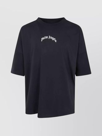 Palm Angels oversized t-shirt with curved logo on back