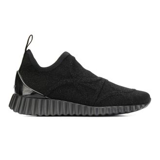 Ferragamo Salvatore Ferragamo Wavy Sole Low-top Sneakers In Black, Brand Size 5