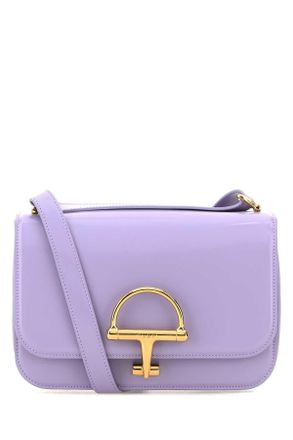 Gucci Lilac Leather Small Gucci Siena Shoulder Bag