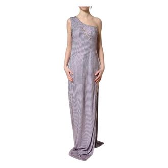 Dolce & Gabbana One Shoulder Evening Gown - female - Dolce & Gabbana - Gowns - Purple - S - Dresses