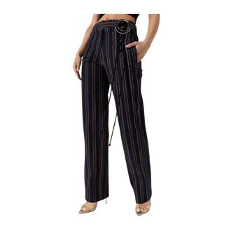Tory Burch Dames, Broeken, Veelkleurig, Maat: S Leer