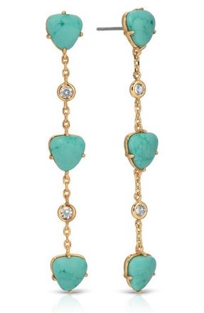 Ettika Reconstituted Turquoise Drop Earrings at Nordstrom