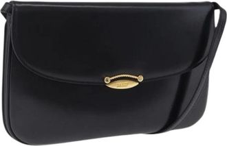Bally Pre-owned Shoulder Bag - Dames - Vintage Schoudertas - Zwart - ONE Size - Leer - Vintage