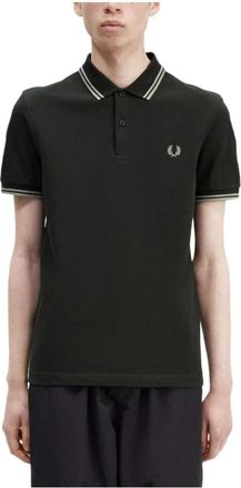 Fred Perry Klassiek poloshirt - Heren - Polos - Groen - S - Katoen - Tops