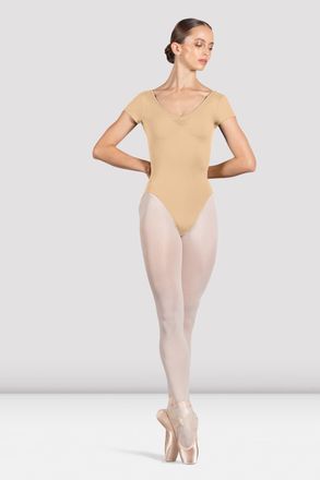 Bloch Ladies Penny Cap Sleeve Leotard, Aubergine