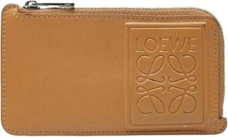 Loewe Pre-owned Wallets, female, Beige, Size: ONE SIZE Pre-owned Card Case