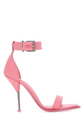 Alexander McQueen Alexander Mcqueen Pink Satin Sandals