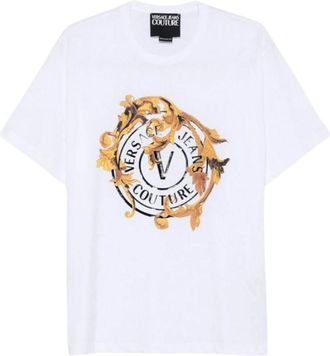 Versace Jeans Couture White Logo T-shirt