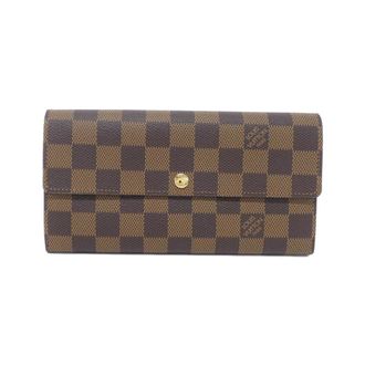 Louis Vuitton Ebene Coated Canvas Long Wallet (Bi-Fold) (Pre-Owned)