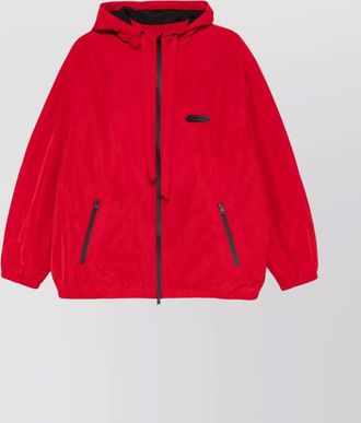 Lanvin hooded blazer elasticated cuffs