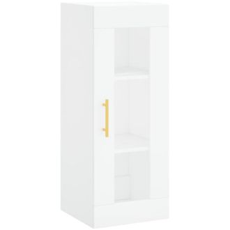 vidaXL Wall Mounted Cabinet White 34.5x34x90 cm Vidaxl