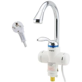 Trade Shop Trade Shop - Rubinetto Miscelatore Caldaia Elettrico Acqua Calda Con Spina Cucina Bagno 3000w