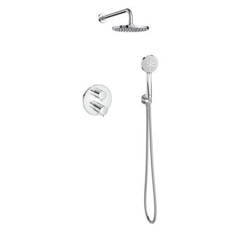 Roca Roca - Conjunto De Ducha Empotrado Termost&aacute;tico T-500 Para Ba&ntilde;o-ducha