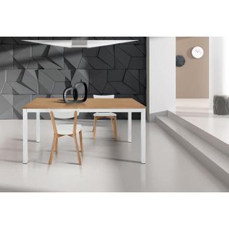 Milani Home BRENDON - tavolo da pranzo moderno allungabile 120 x 80