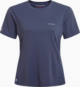 Craghoppers Womens Craghoppers Womens/Ladies Nosilife T-Shirt - Black/Grey - Size: 14