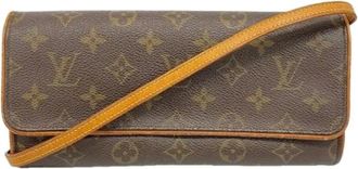 Louis Vuitton Pre-owned Cross Body Bags, female, Brown, Size: ONE SIZE Pre-owned Pochette Twin GM