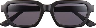 DIFF Eyewear 53mm Chloe Square Sunglasses in Matte Black Grey at Nordstrom Rack