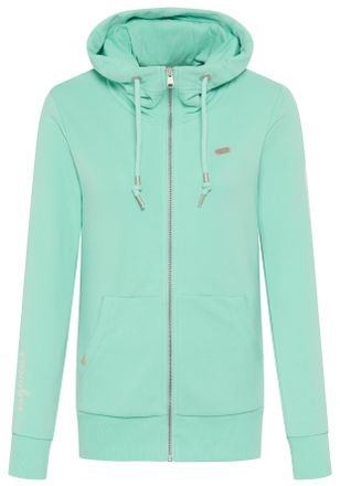 Ragwear Kapuzensweatjacke RAGWEAR NESKIA ZIP A O, Damen, Gr. XXL, mint, Sweatware, Obermaterial: 70% Baumwolle, 30% Polyester, gemustert, normal, Rundhals, Ri