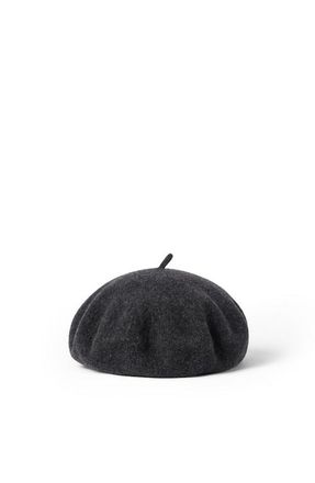Brunello Cucinelli Wool beret in Anthracite at Nordstrom, Size Medium
