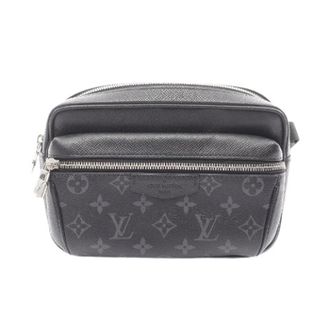 Louis Vuitton Pre-owned Outdoor Taigarama Waist Bag - Heren - Pre-owned - Zwart - Maat: ONE Size Leer