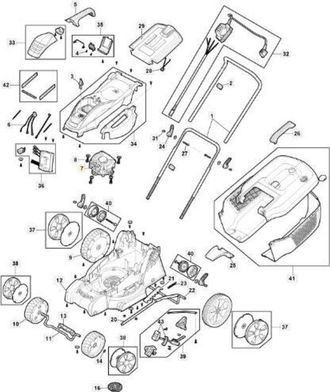 Alpina Motor El&eacute;ctrico E 340 Li 40 Original Stiga - 118810982/0