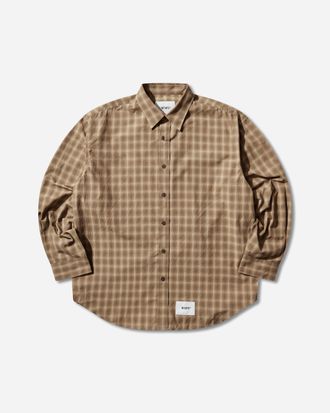 Wtaps Men s TXT 01 Longsleeve Shirt Brown