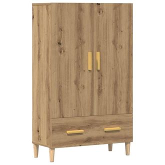 Berkfield Home Highboard Artisan Oak 70x31x115 cm Engineered Wood in Brown | Size: 70 x 31 x 115 cm