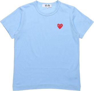 Comme Des Gar&ccedil;ons (WMNS) COMME des GARCONS PLAY Small Logo Tee Blue AZ-T271-051-1