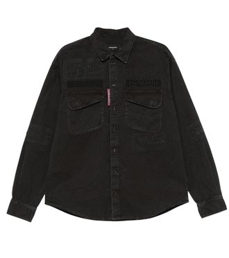 Dsquared2 Black Relaxed Shirt
