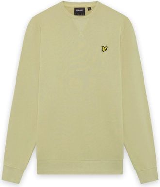 Lyle & Scott Hoodies & sweatvesten, Heren, Groen, XL, Katoen, Sweatshirt met ronde hals