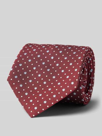 HUGO BOSS Krawatte aus Seiden-Mix in Dunkelrot, Größe 1