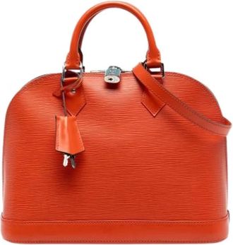 Louis Vuitton Pre-owned Handbags, female, Orange, Size: ONE SIZE Pre-owned Vintage Handbag