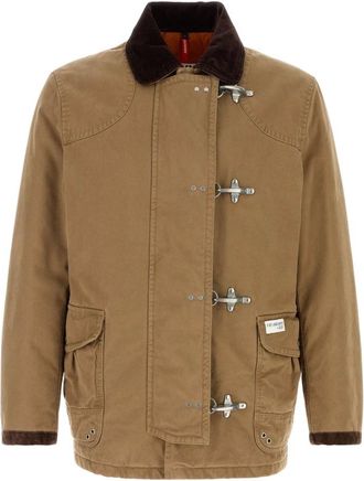 Fay Giacca Trapuntata in Cotone Biscuit - - Jackets - Uomo - Beige - S
