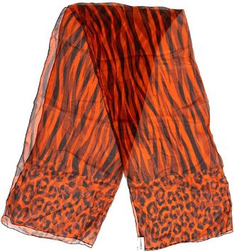 Saint Laurent Leopard Print Scarf - 00S (Authentic Pre-Loved)