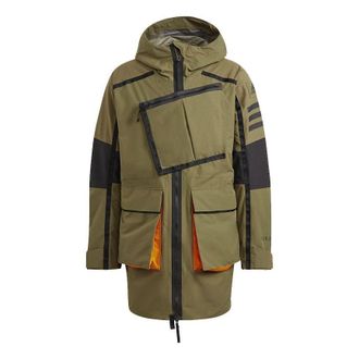 adidas Xploric RAIN.RDY Parka Olive Green Black GQ2399