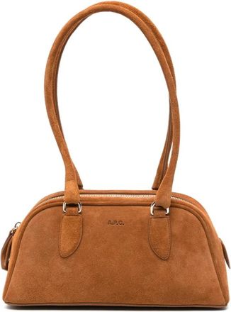 A.P.C. Sac Paloma Schoudertas - Dames - Schoudertassen - Bruin - ONE Size - Katoen - Tassen