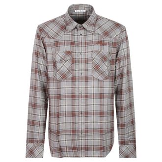Acne Studios Flanellen geruite overhemd met knopen - Heren - Casual Overhemden - Veelkleurig - S - Overhemden